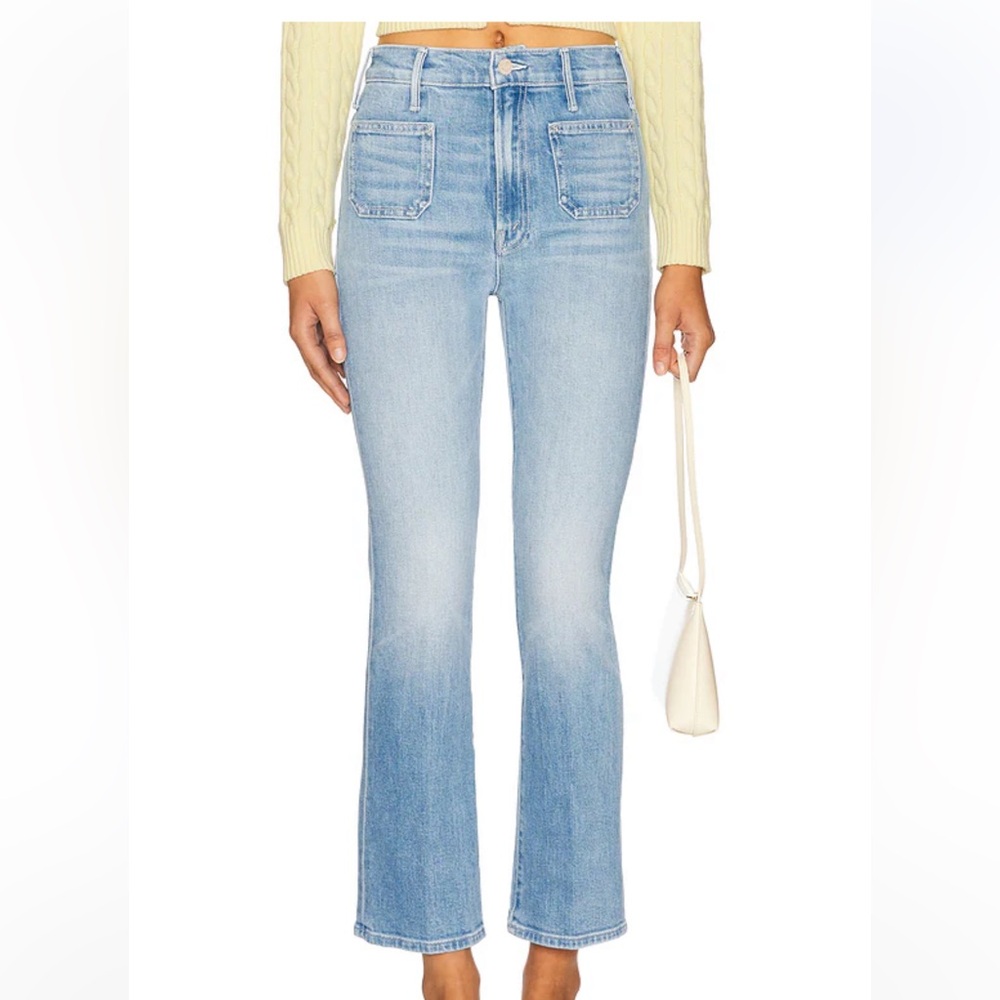 Mother The Hustler Patch Pocket Ankle Jeans